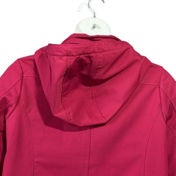 Lily Morgan,  Red Lined Jacket with Detachable Hood, Large 🍂 - Picture 8 of 10